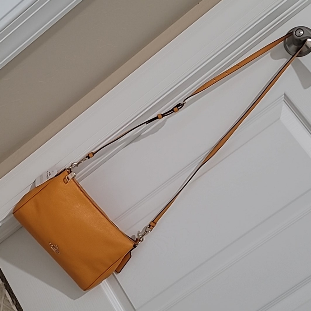 NWT Coach F36666 Pebbled Leather Carrie Xbody Bag